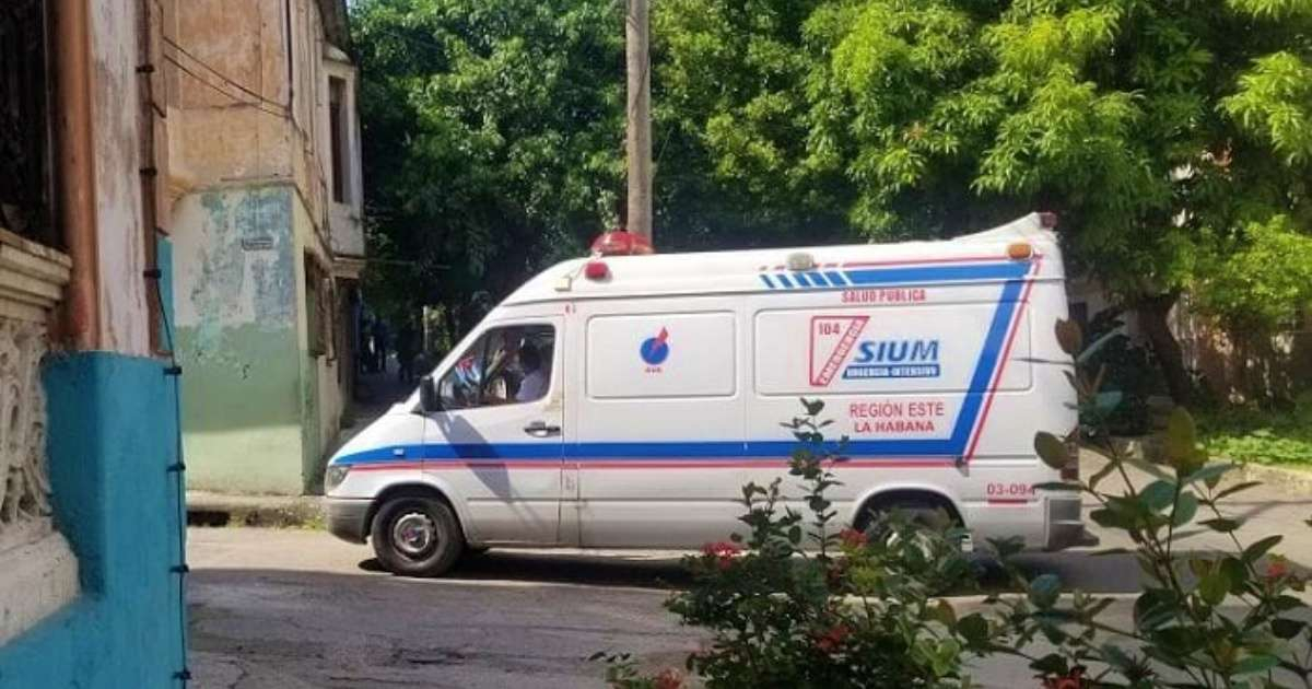 Ambulancia en La Habana (imagen referencial) © Redes Sociales