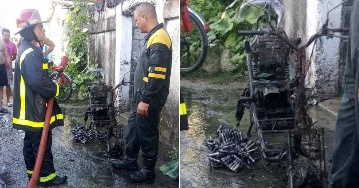 Motorina explota en Cienfuegos © Facebook / La Proa del Centro