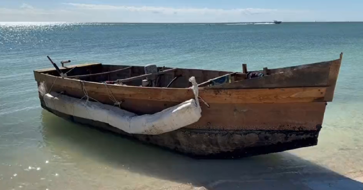 Bote de balseros cubanos (imagen de referencia) © Twitter/@USBPChiefMIP