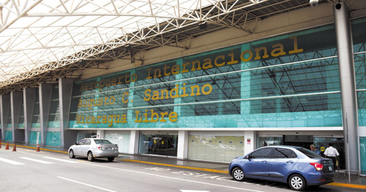 Aeropuerto de Managua. © Captura/ La Prensa