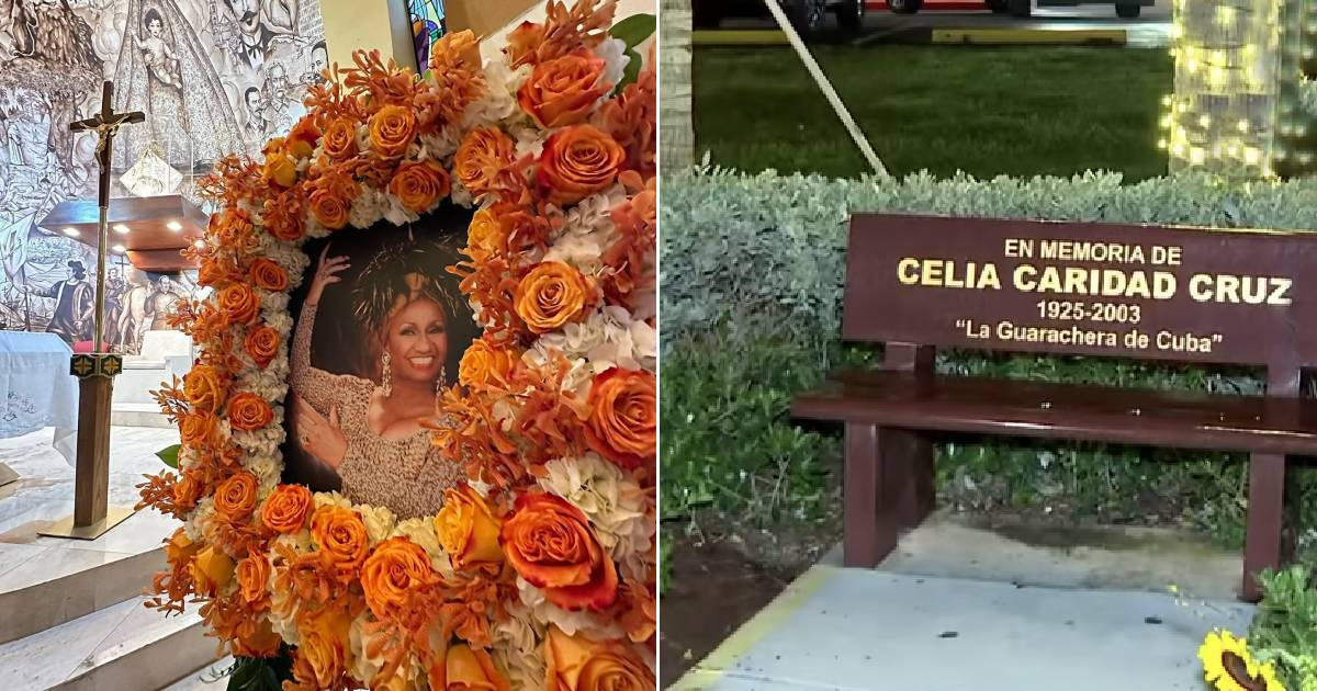 Homenaje a Celia Cruz en Miami © Captura de video