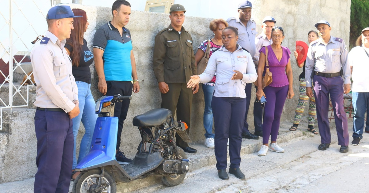 Moto robada en La Habana © Facebook / El Cubano Fiel