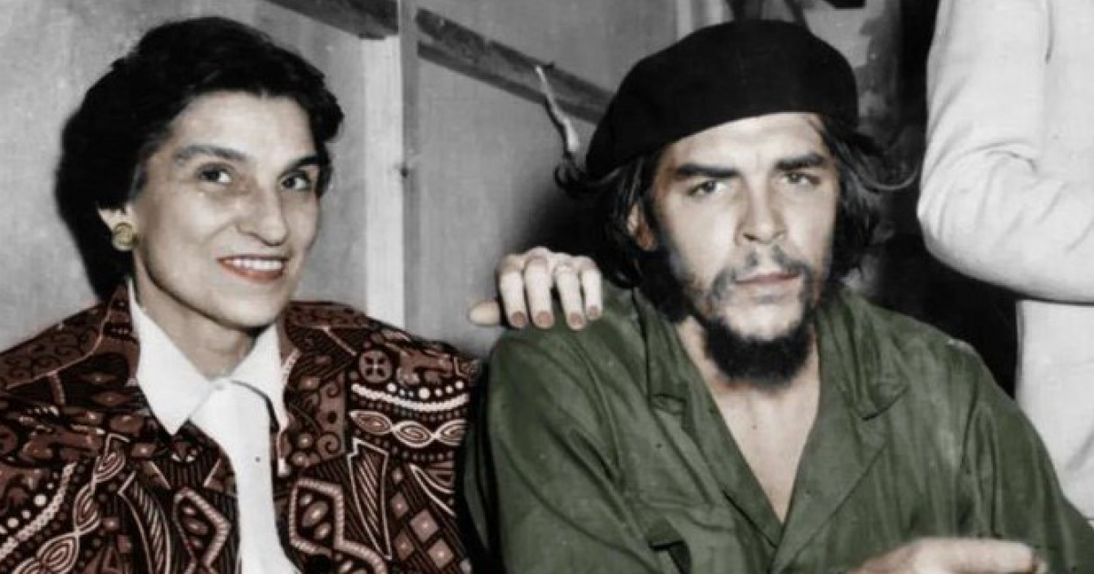 Celia Guevara de la Serna y el Che Guevara © Twitter / Evo Morales