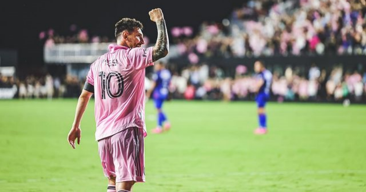 Leo Messi con el uniforme del Inter de Miami © Instagram / Leo Messi