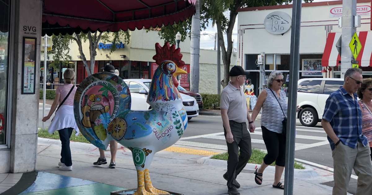 Calle Ocho en Miami (imagen de referencia) © CiberCuba