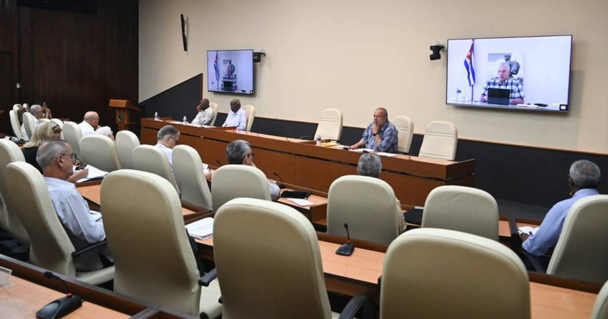 Reunión del Consejo de Ministros © Presidencia Cuba