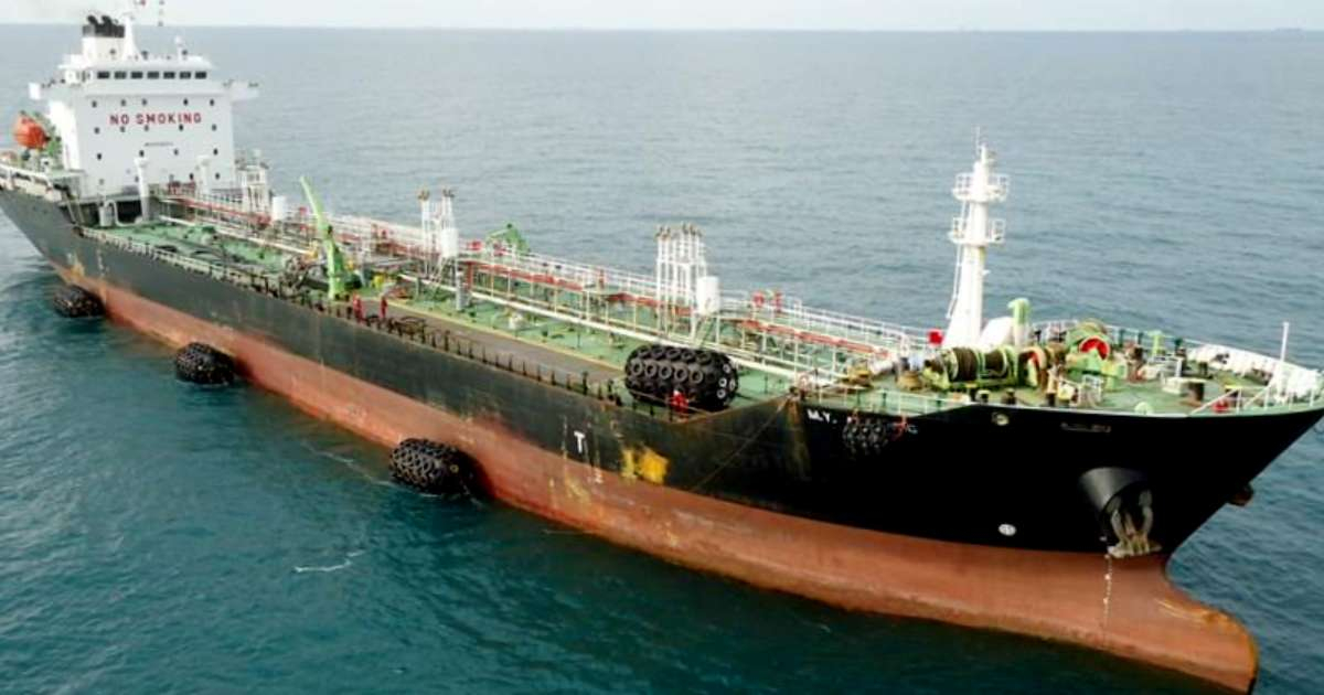 Buque petrolero Caribbean Alliance, uno de los que transportan crudo venezolano a Cuba. © marinetraffic.com