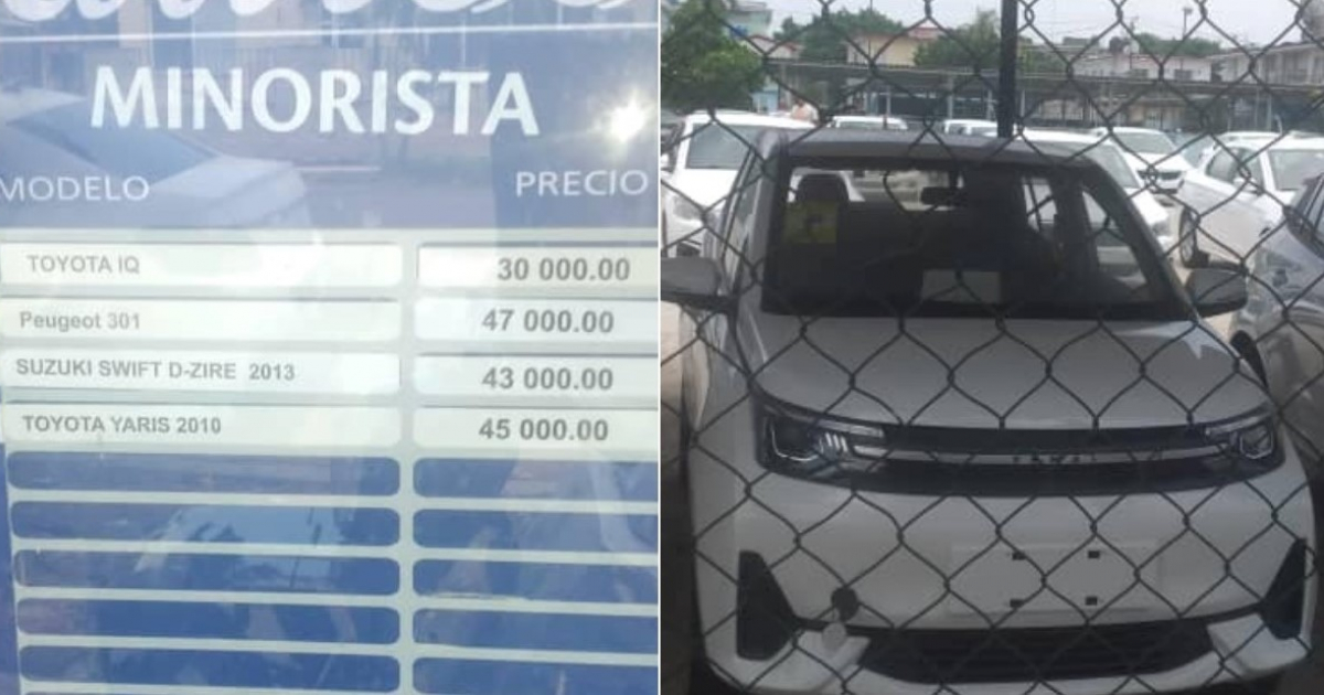 Precios minoristas de autos de segunda mano en Cuba © Facebook/Otto Ortiz
