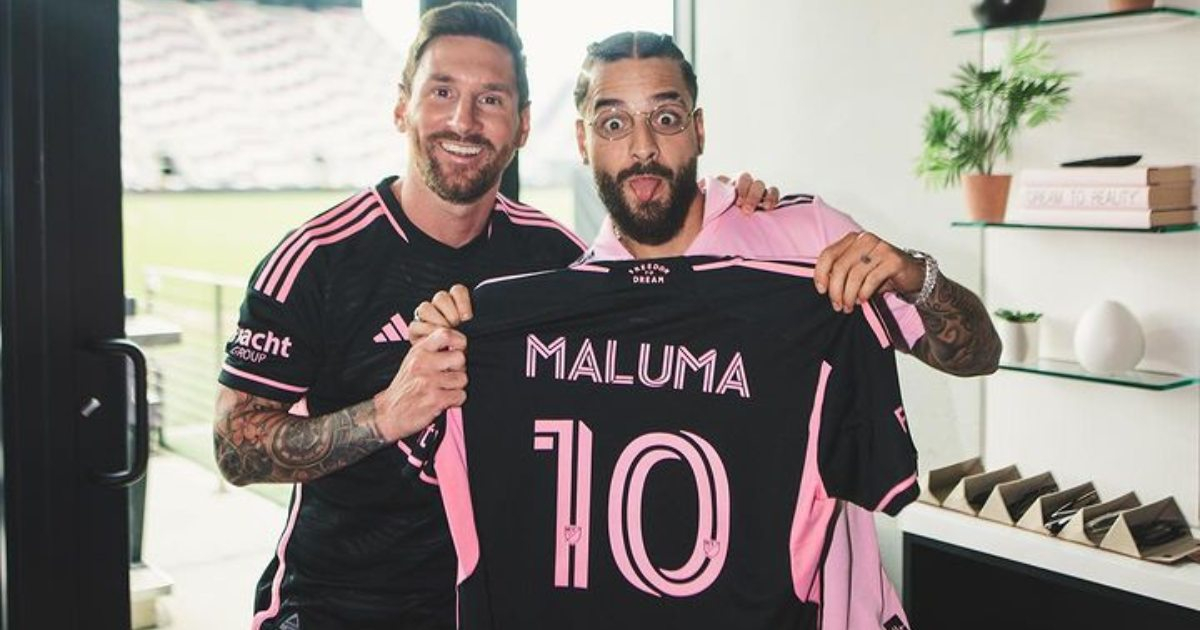 Lionel Messi y Maluma © Instagram / Maluma
