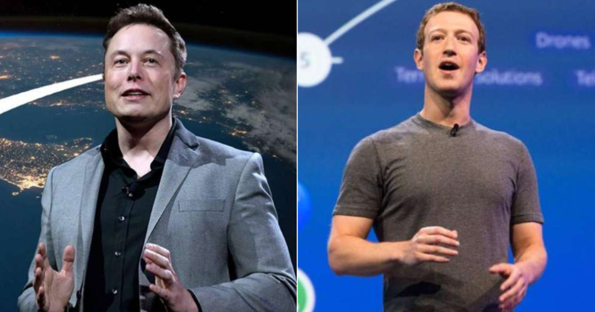 Elon Musk y Mark Zuckerberg © Redes sociales