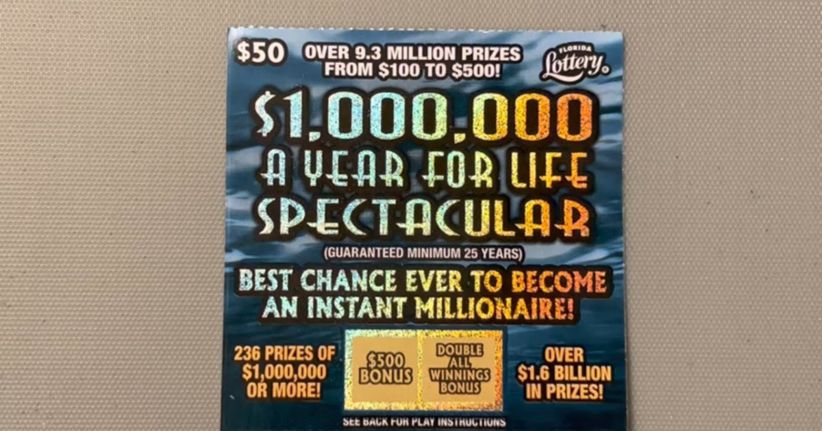 Gana un millón de dólares en lotería de rasca y gana de FRENZY