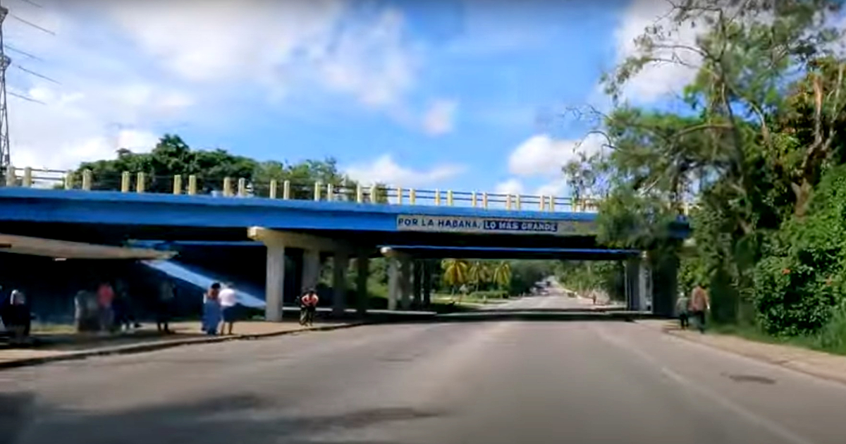 Lugar donde presuntamente ocurrió el accidente (imagen de referencia) © Captura de video YouTube / Manejando por Cuba
