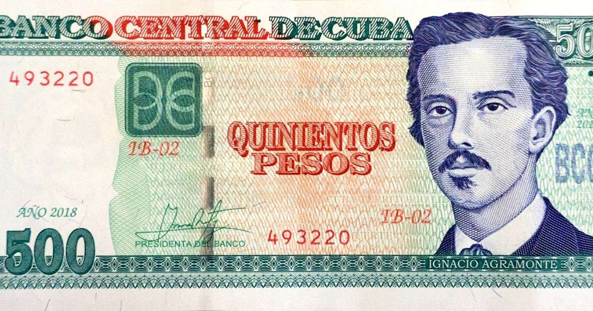 Billete de 500 pesos cubanos © CiberCuba