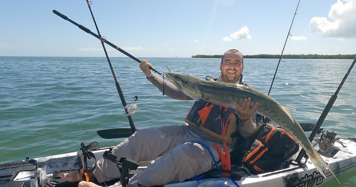 Raúl de pesca en Miami © Foto cortesía Raúl Pimienta