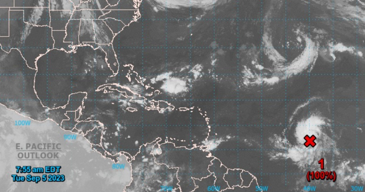 Imagen del satélite de este martes © NOAA