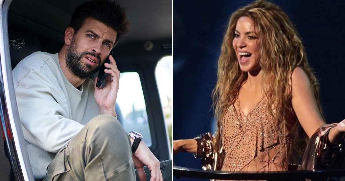 Gerard Piqué y Shakira en los MTV VMAs 2023 © Instagram / Piqué, VMAS