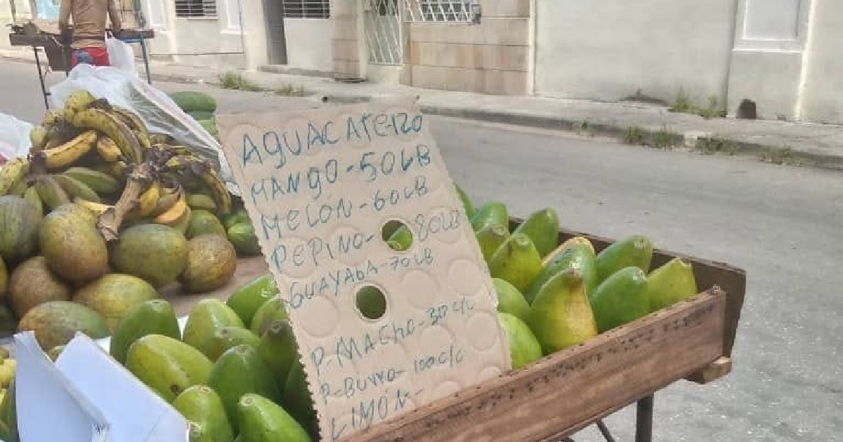 Venta de productos agrícolas en ciudad cubana © Portal del Ciudadano de La Habana