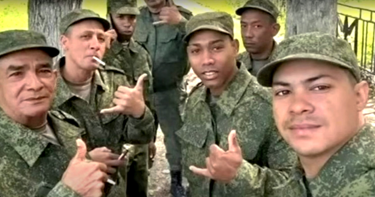 Cubanos en el Ejército de Rusia © Captura de video YouTube / America TeVe