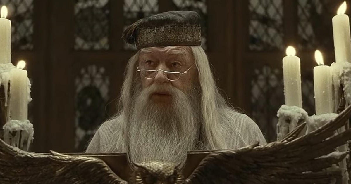Dumbledore de Harry Potter © Captura de video de YouTube de Estaaaas