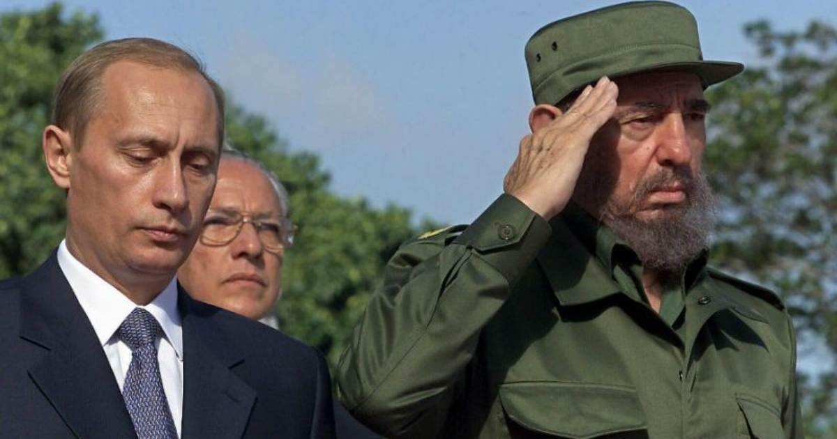 Vladimir Putin y Fidel Castro © Yahoo