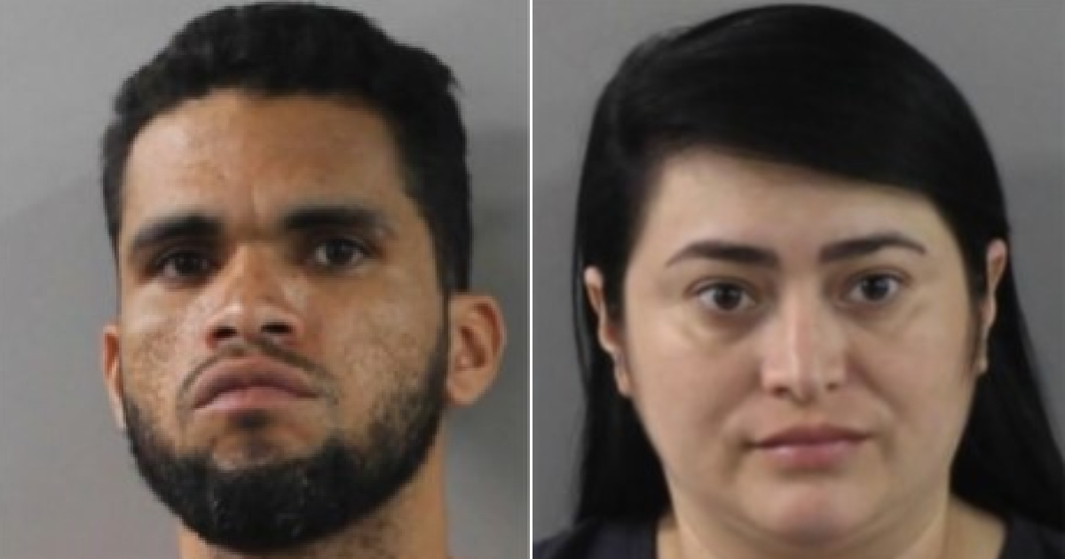 Freddy Escalona y María Guzmán, acusados de trata de personas © Oficina del Sheriff del condado de Polk