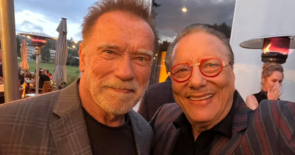 Arturo Sandoval y Arnold Schwarzenegger © Instagram / Arturo Sandoval