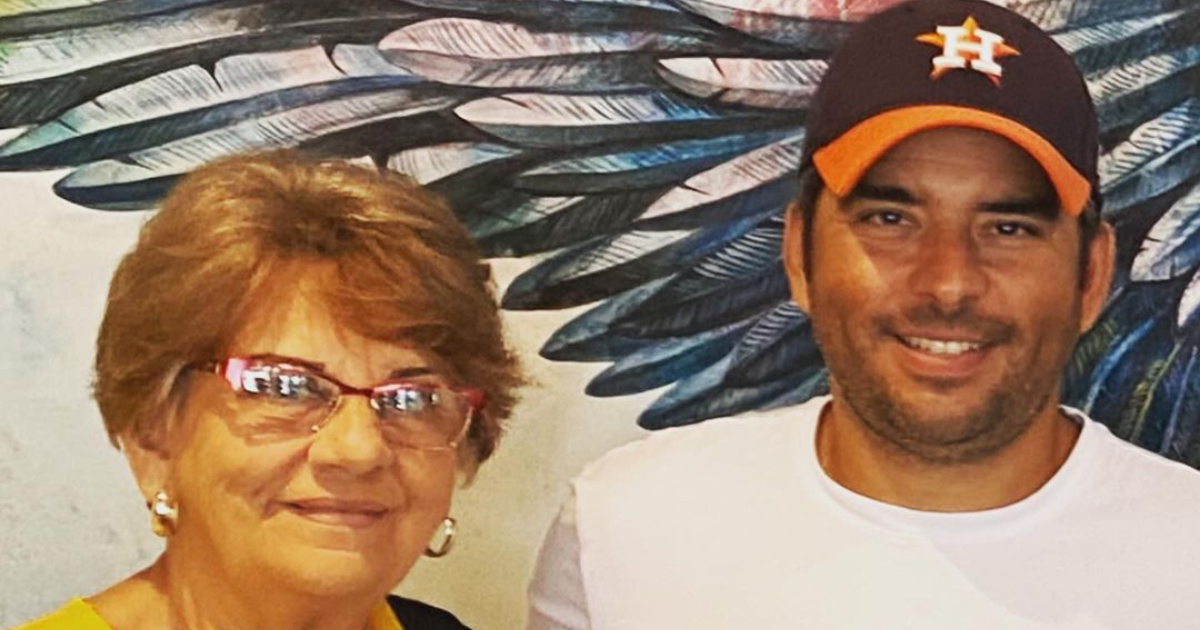 Luis Silva y su mamá © Instagram / Luis Silva