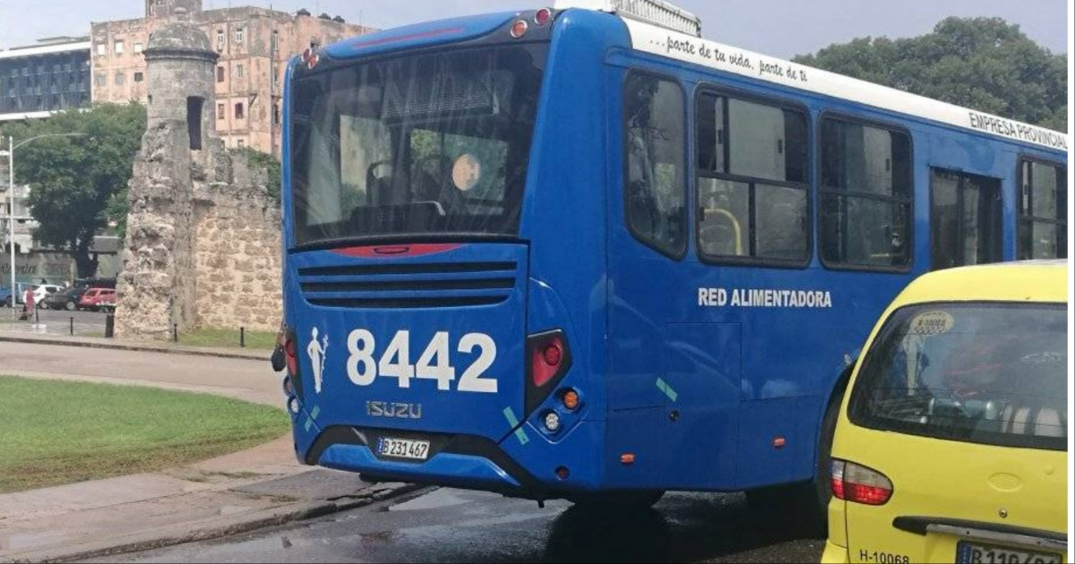 Ómnibus implicado en el accidente © Facebook / ACCIDENTES BUSES & CAMIONES por más experiencia y menos víctimas!