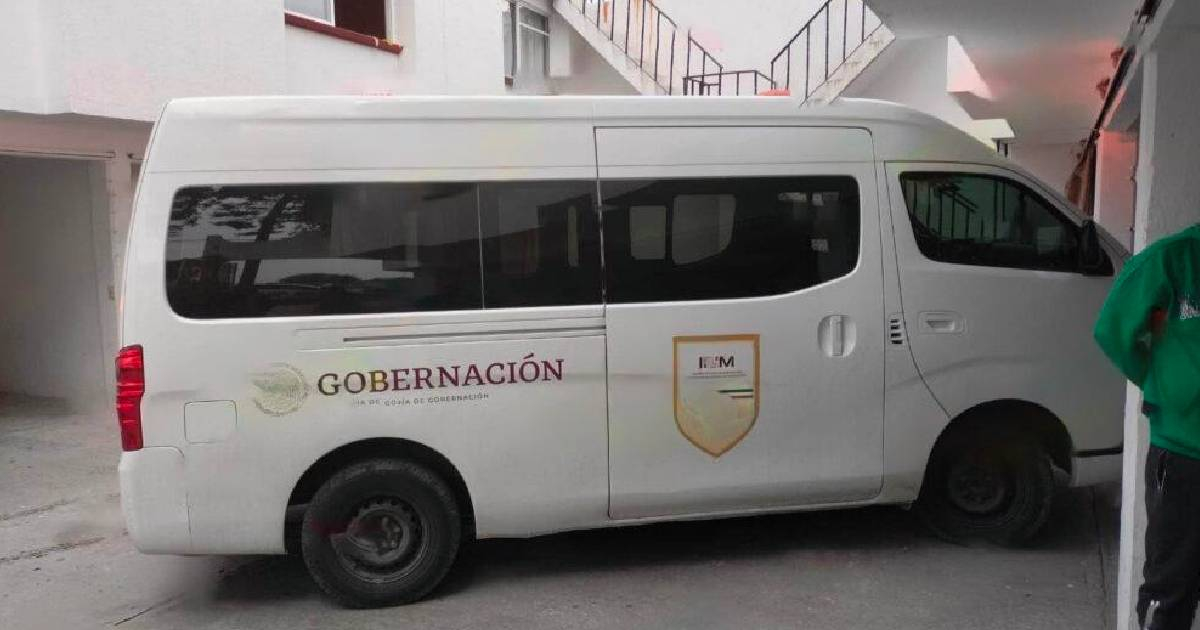 Autobús de Gobernación © Facebook / Primera Plana