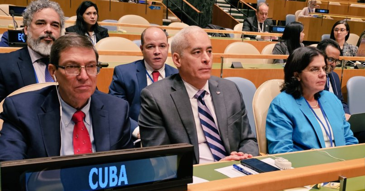 Canciller cubano en la ONU © X / Bruno Rodríguez P