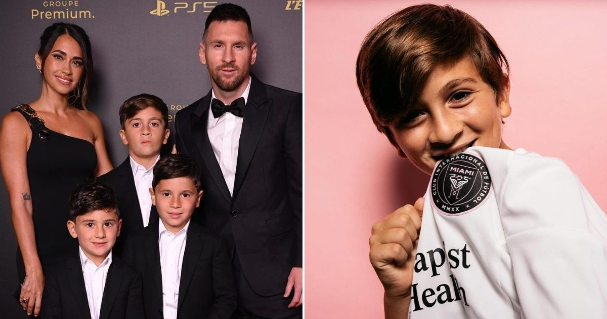 Antonela y Messi junto a sus hijos © Instagram / Antonela Roccuzzo