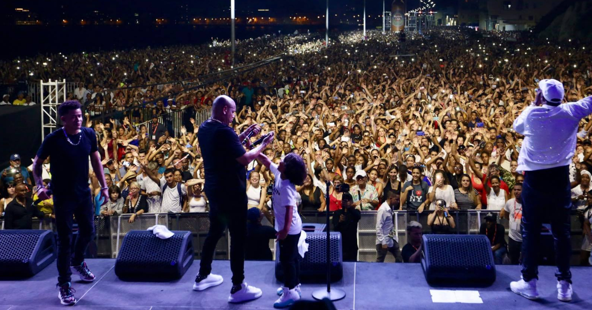 Último concierto de Gente de Zona en Cuba © Facebook / Gabriel Guerra Bianchini