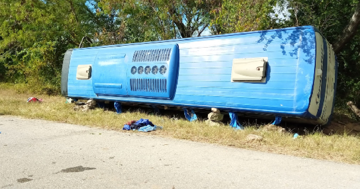 Accidente en Guántanamo en enero de 2023 © Periódico Venceremos