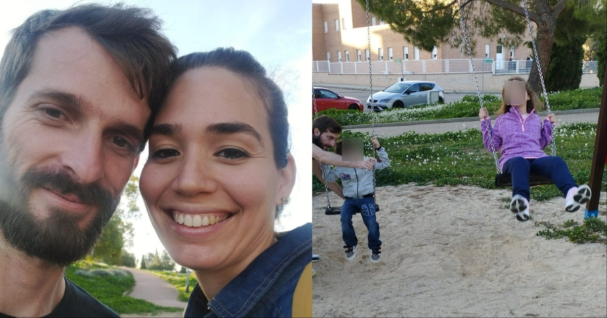 Amelia Calzadilla disfruta con su familia en un parque © Facebook / Amelia Calzadilla
