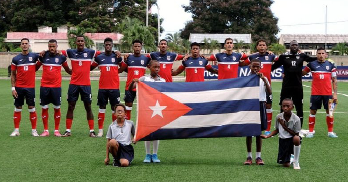 Equipo de fútbol de Cuba (imagen de referencia) © Facebook/Asociación de Fútbol de Cuba
