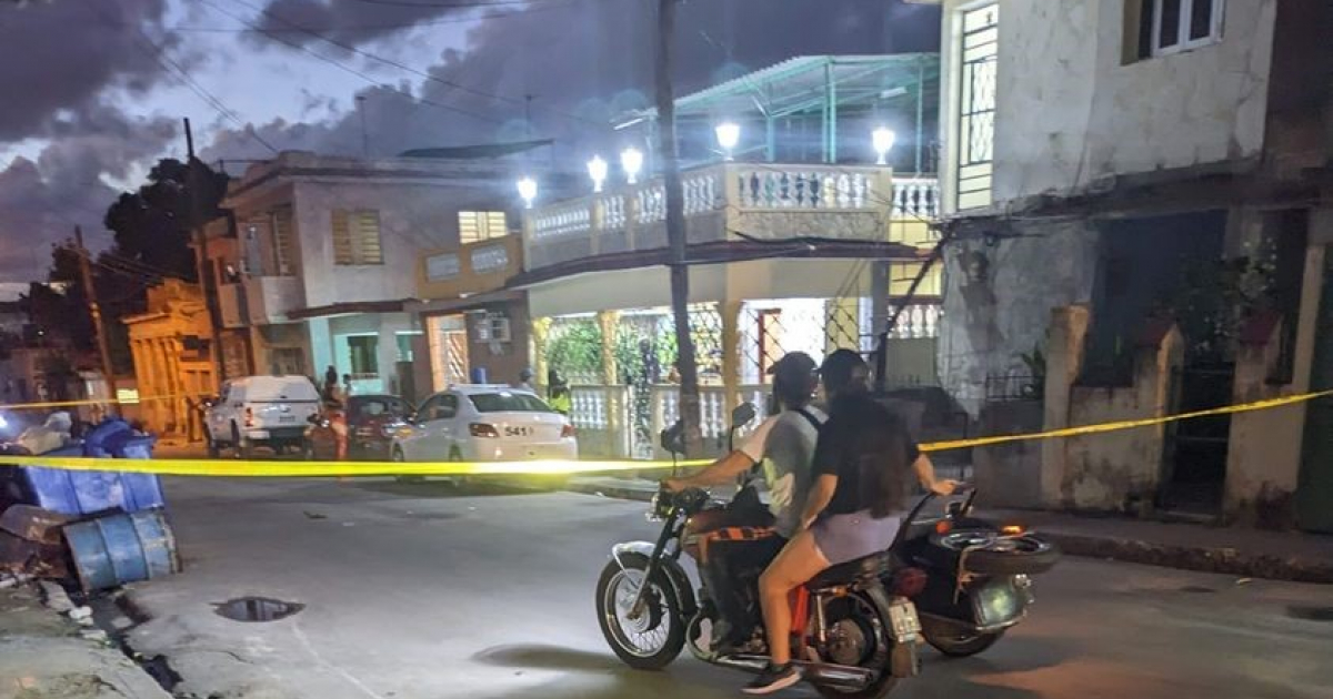 Calle donde ocurrió el crimen © Facebook / Madres cubanas por un mundo mejor / Mairelys Jova