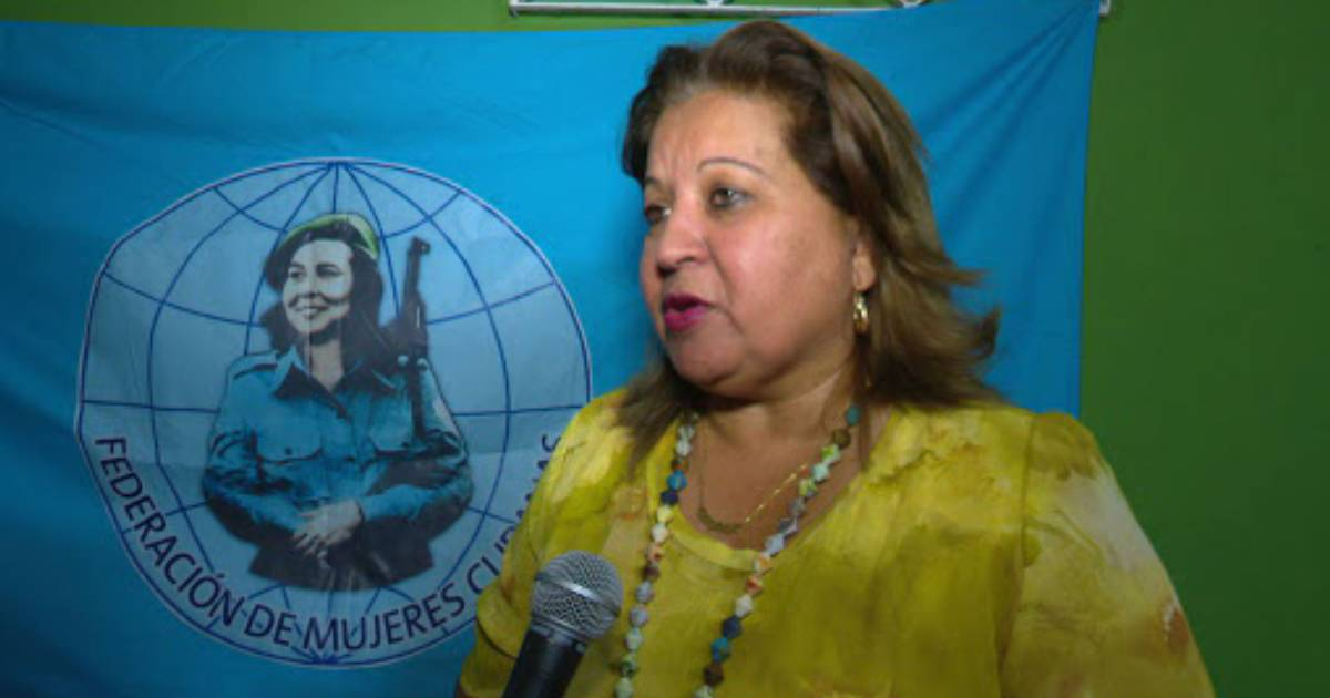 Secretaria general de la Federación de Mujeres Cubanas, Teresa Amarelle Boué © La Demajagua