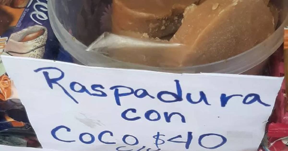 Raspadura con coco © Facebook / Yasmani Castro Caballero