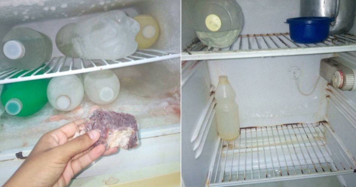 Refrigerador madre cubana © Facebook Madres cubanas unidas