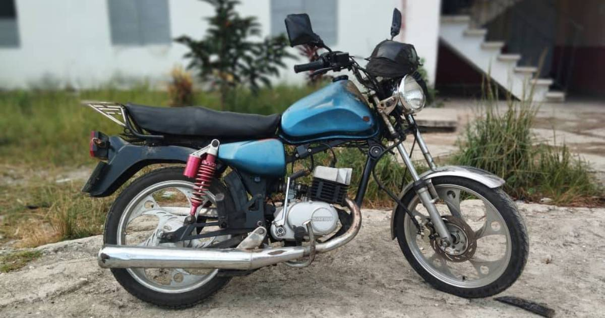 Moto robada en Cuba © Facebook Josué Coca