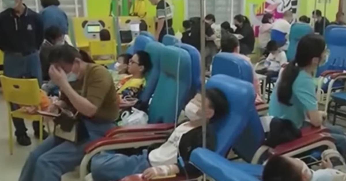 Niños en hospitales de China © Captura de imagen en vídeo de CCTV