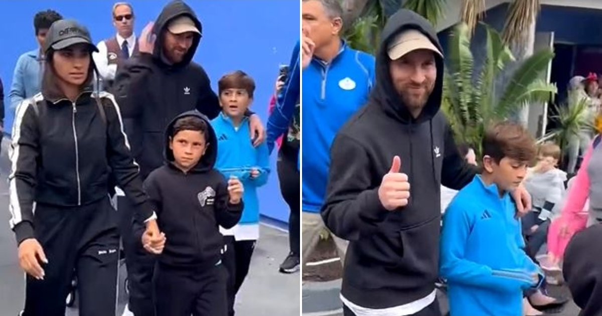 VIRAL: Leo Messi disfruta con su familia de Disney World y causa alboroto entre los visitantes