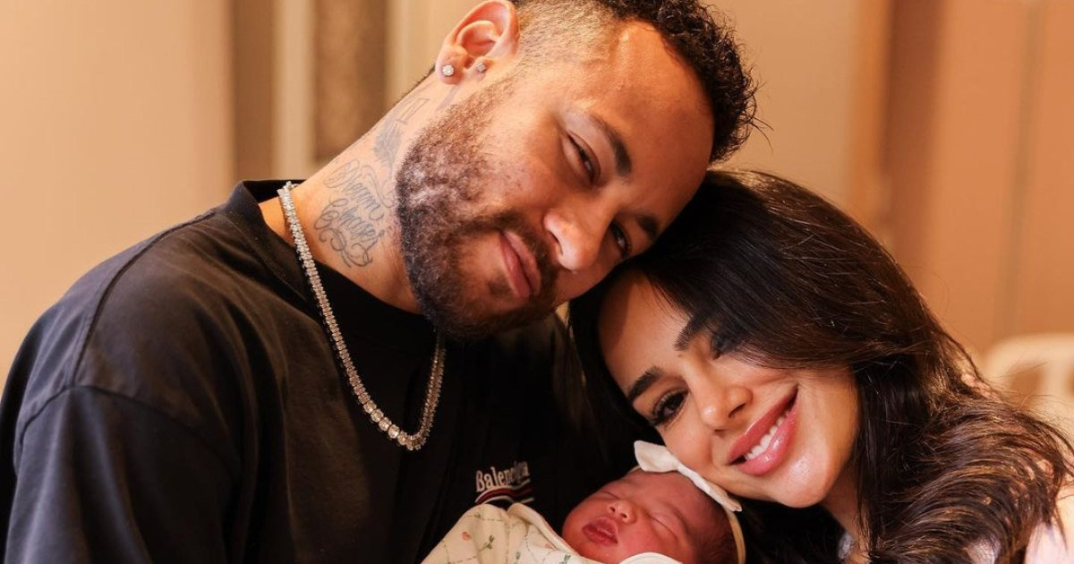 Neymar Jr. y Bruna Biancardi con su hija © Instagram / Bruna Biancardi