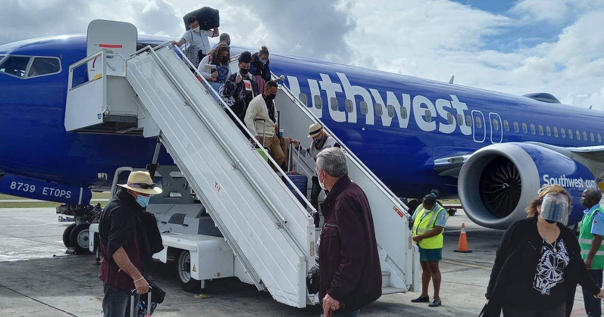 Avión de Southwest en Cuba © Facebook/Aeropuerto José Martí 
