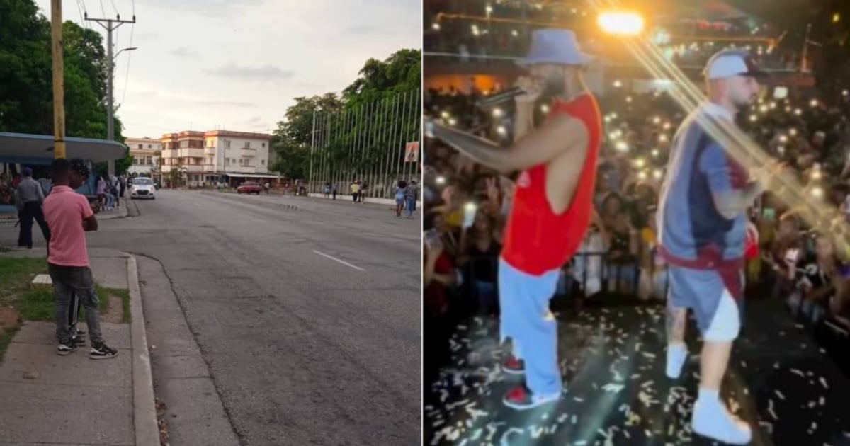 Cierran tramo de Avenida 41 por concierto de Charly & Johayron © CiberCuba (Avenida 41 un día de concierto en el Salón Rosado) e Instagram / Charly & Johayron