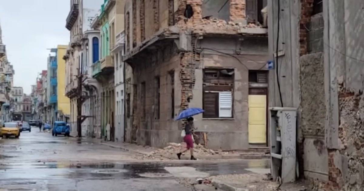 Lluvias en Cuba © ADN Cuba / Captura de video