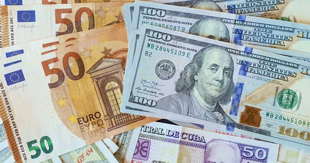 Recuperación de las divisas en mercado informal cubano Dólar y euro