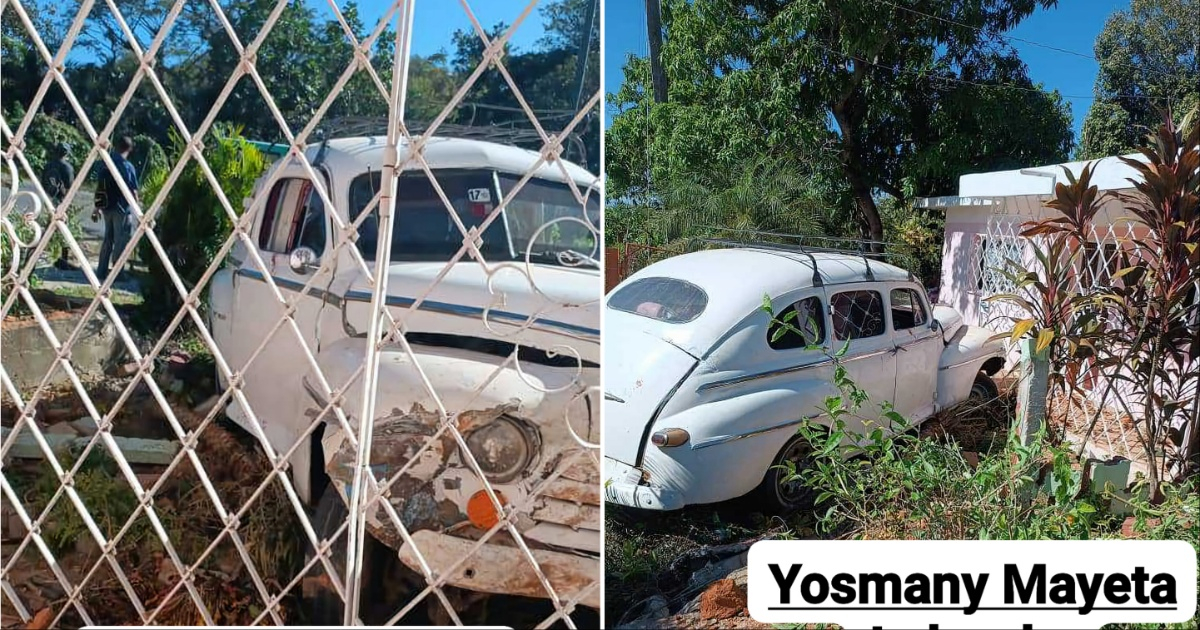 Imágenes del accidente © Facebook / Yosmany Mayeta