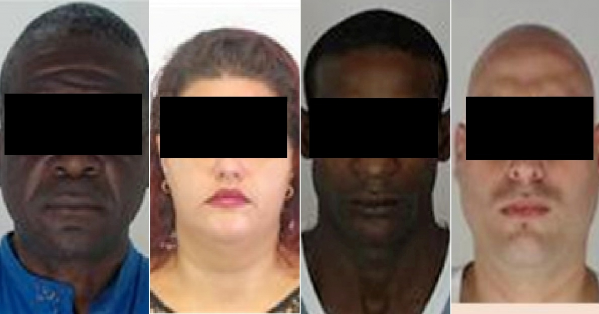 Los cuatro detenidos por el asesinato de un cubano en Mayabeque © Redes sociales
