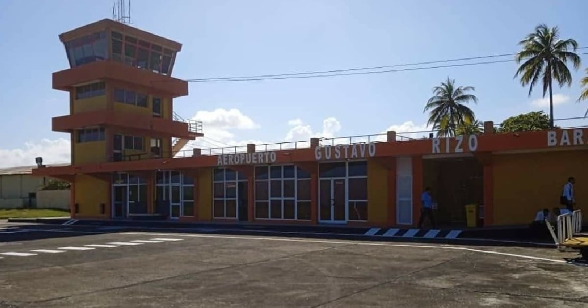 Aeropuerto Gustavo Rizo, en Baracoa © Facebook/Miguel Noticias